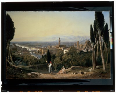 Pohled na Florencii a řeku Arno ze San Miniato od William James Muller