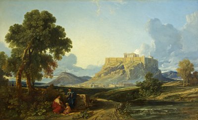Akropole, Atény od William James Muller