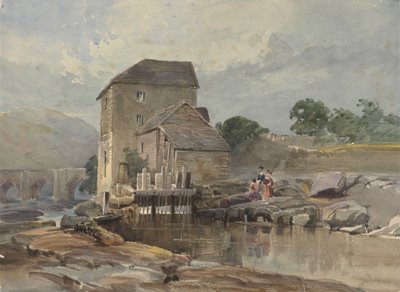 Most v Llangollenu od William James Muller