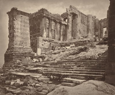 Propylaea z jihozápadu,1882 (foto) od William James Stillman