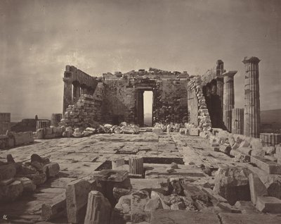 Akropole v Aténách, deska 14,1869/1870 (foto) od William James Stillman