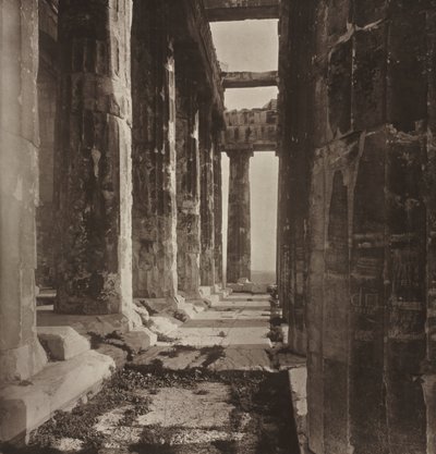 Západní sloupořadí Parthenonu od William James Stillman