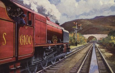 LMS "Royal Scot" (barevná litografie) od William John Patton McDowell