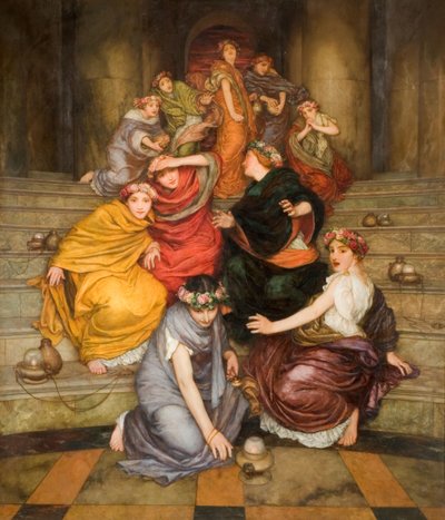Podobenství o moudrých a pošetilých pannách, 1899. od William John Wainwright