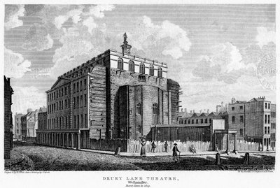 Drury Lane Theatre, Westminster, Londýn, 19. století. od William Johnstone White