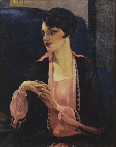 Portrét ženy, poloviční délka, 1905 od William Kay Blacklock
