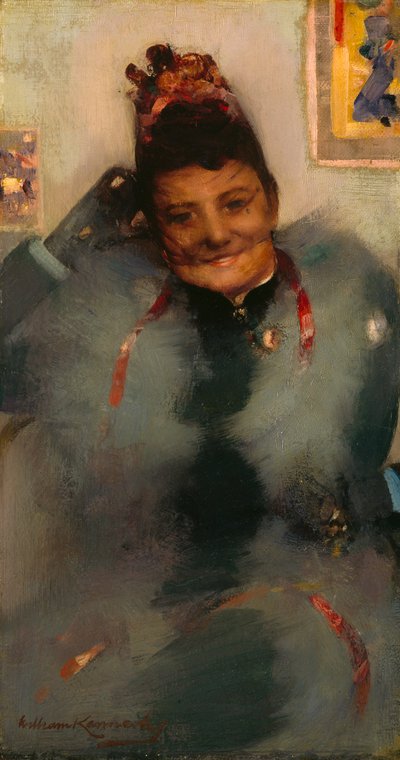 The Fur Boa (öljy kankaalle) od William Kennedy