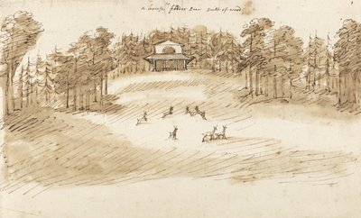 Deer Park (pero a inkoust s mytím na papíře) od William Kent