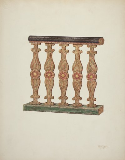 Choir Rail, 1939. od William Kieckhofel