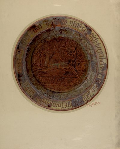 Pa Německý pokrm, c. 1937. od William L Antrim