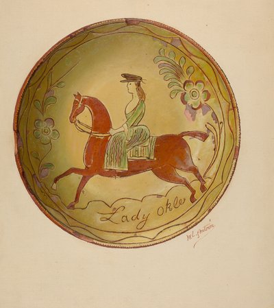 Koláčový talíř, 19351942. od William L Antrim