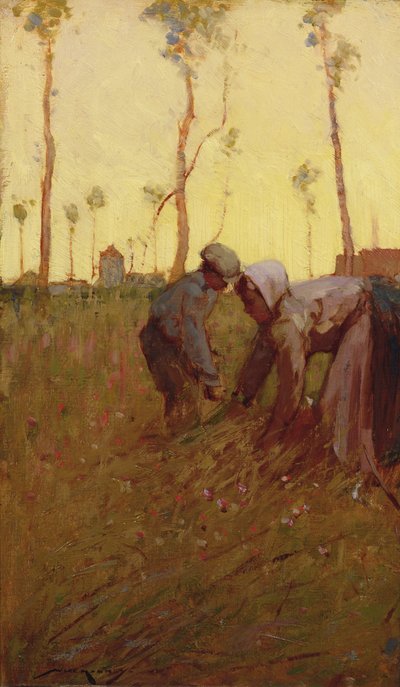 Hay Time (olej na plátně) od William Lee Hankey