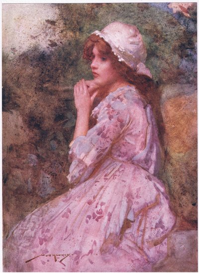 Její skromný vzhled, chalupa by mohla být ozdobená, sladká, když pod trnem vykukuje petrklíč (barva litho) od William Lee Hankey