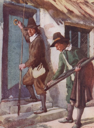 Ilustrace pro The Compleat Angler od Izaaka Waltona (barevné lito) od William Lee Hankey