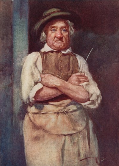 Ilustrace pro The Deserted Village od Olivera Goldsmitha (barevné lito) od William Lee Hankey