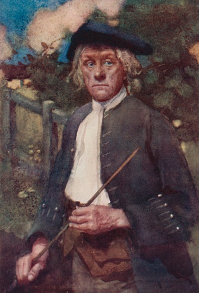 Ilustrace pro The Deserted Village od Olivera Goldsmitha (barevné lito) od William Lee Hankey