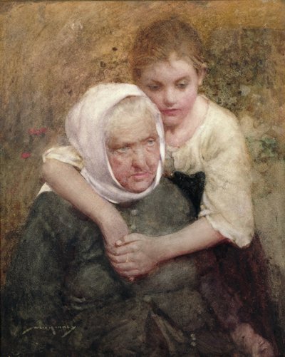 Vzpomínky (akvarel na papíře) od William Lee Hankey