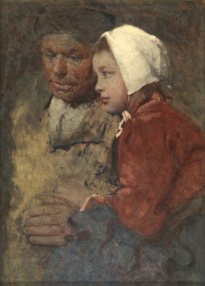 Vzájemná podpora (akvarel s arabskou gumou) od William Lee Hankey
