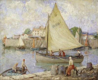 Vydejte se na rybářské hřiště, Honfleur od William Lee Hankey