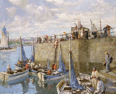 Sardine Fishers, Concarneau od William Lee Hankey