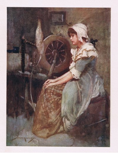 Nechala své kolo a hábit venkovské hnědé (barva litho) od William Lee Hankey