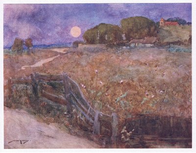 Slušný kostel, který není na vrcholu sousedního kopce (barva litho) od William Lee Hankey