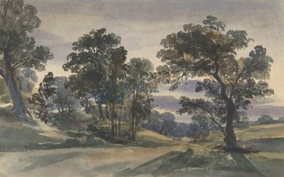 Pohled do parku za soumraku, ca. 1879. od William Leighton Leitch