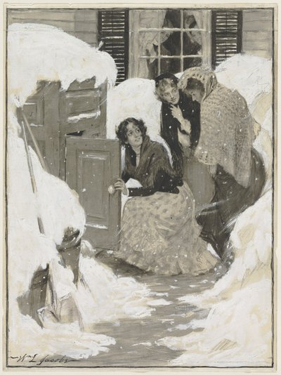 Skica pro knižní ilustraci. od William Leroy Jacobs