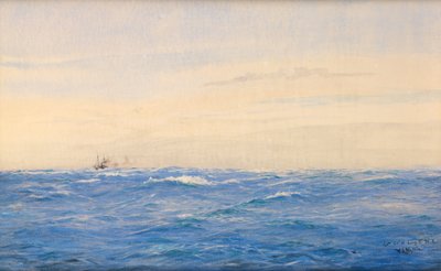 Konvoj, Severní moře od William Lionel Wyllie