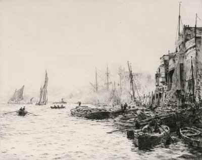 Old Limehouse od William Lionel Wyllie