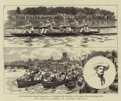 Zápisky našeho umělce na Henley Regatta od William Lionel Wyllie