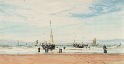 Plán loděnice v Portsmouthu (Anglie) v roce 1850. Kresba a akvarel (65,5x79,5 cm), ze sbírky D. Huckera () z roku 1906. od William Lionel Wyllie