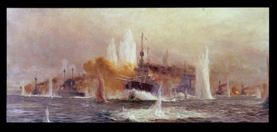 Bitva u Jutska v roce 1916 od William Lionel Wyllie