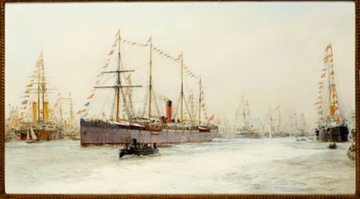 Recenze diamantového jubilea z roku 1897 od William Lionel Wyllie