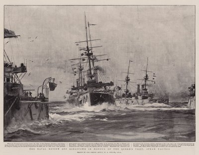 The Naval Review u Kingstownu na počest návštěvy královny, Steam Tactics od William Lionel Wyllie