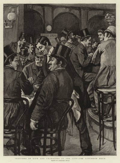 Náčrtky života a charakteru ve městě, Hodina oběda od William Lockhart Bogle