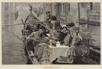 Benátská Al Fresco od William Logsdail