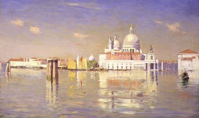 Vstup do Canal Grande od William Logsdail