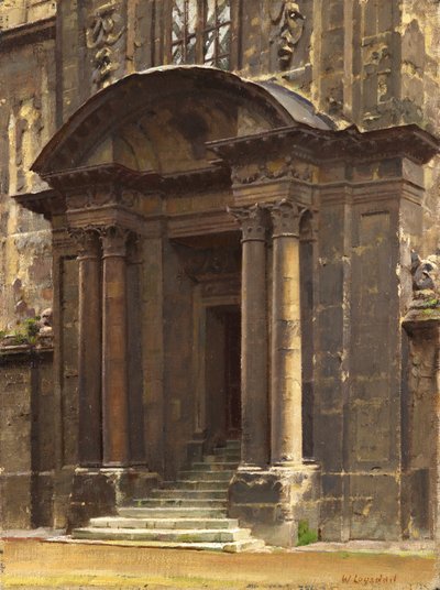 Porch of the Old Ashmolean, Oxford od William Logsdail