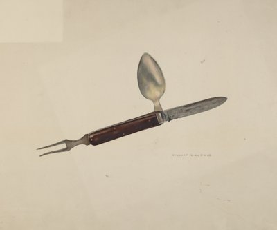 Sada příborů, c. 1941. od William Ludwig