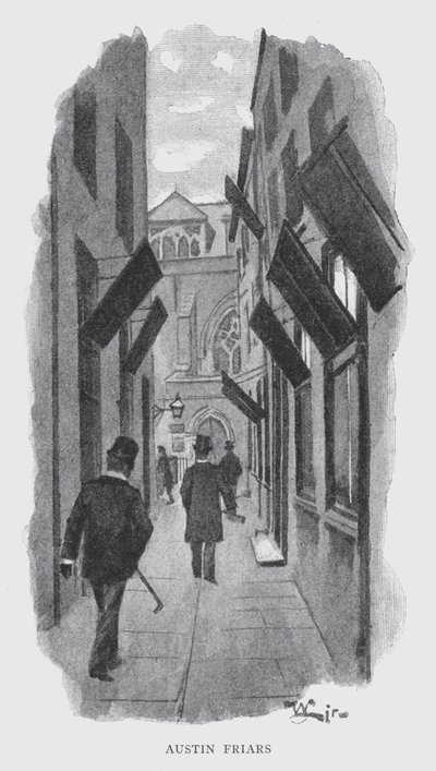 Austin Friars (litho) od William Luker