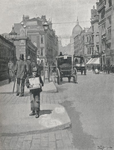 Cannon Street, 1891 od William Luker