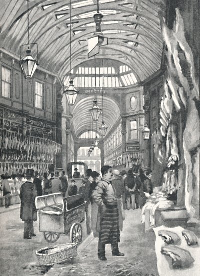 Leadenhall Market, 1891 od William Luker