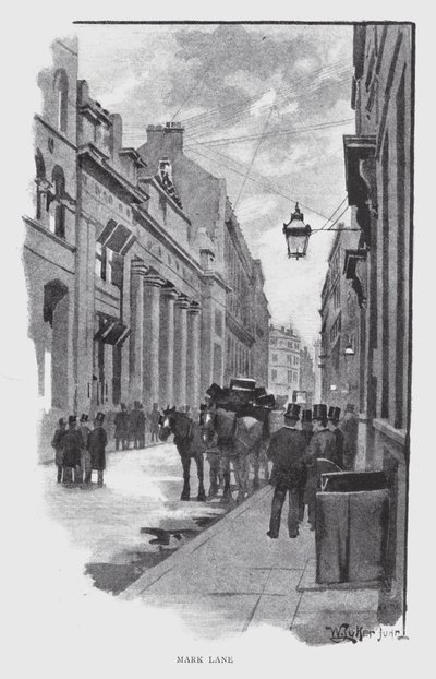 Mark Lane (litho) od William Luker