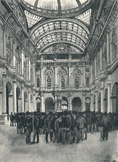 On Change - Royal Exchange, 1891 od William Luker