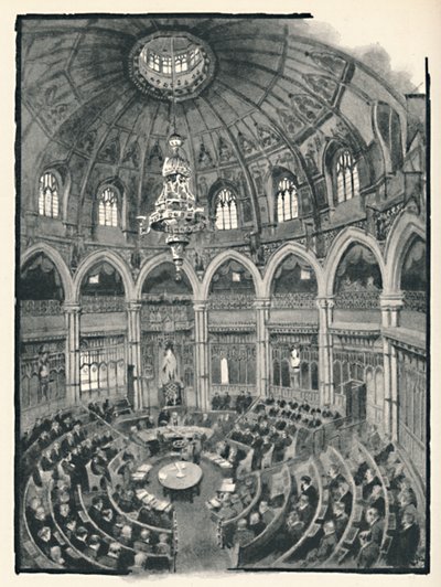 The Guildhall - Council Chamber, 1891 od William Luker