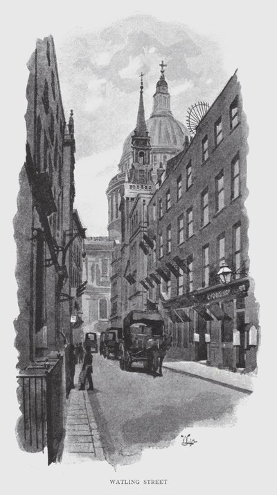 Walting Street (litho) od William Luker
