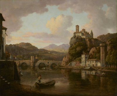Zámek na řece Rhôně, Francie od William Marlow