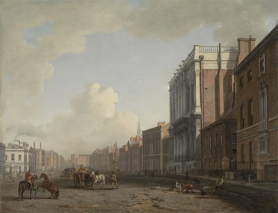 Whitehall, Looking Northeast, c.1775 (olej na plátně) od William Marlow