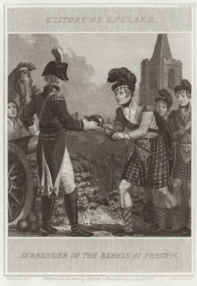 Kapitulace rebelů v Prestonu od William Marshall Craig